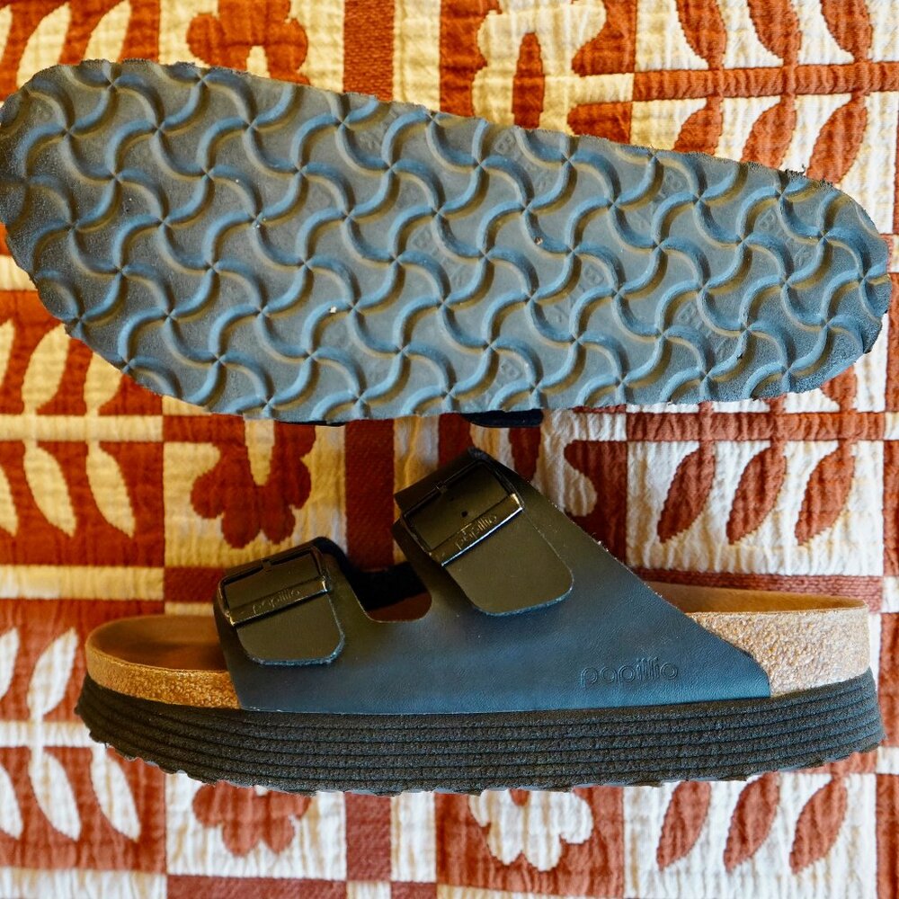 Papillio by Birkenstock Arizona Platform Sandals – Black (EU 41 / US 10)